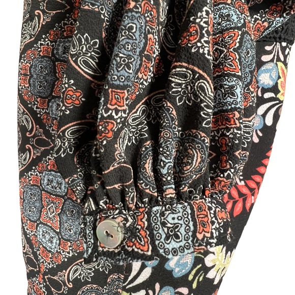 Ban Jara Women’s Boho Top With Statement Sleeves & Beaded Tassel Ties XS - Picture 8 of 15